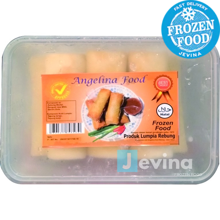 

Angelina Lumpia Rebung 350g Isi 7