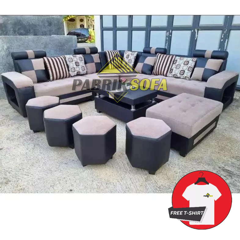 Sofa beranak 4 puk sofa modern sofa kekinian murah harga pabrik