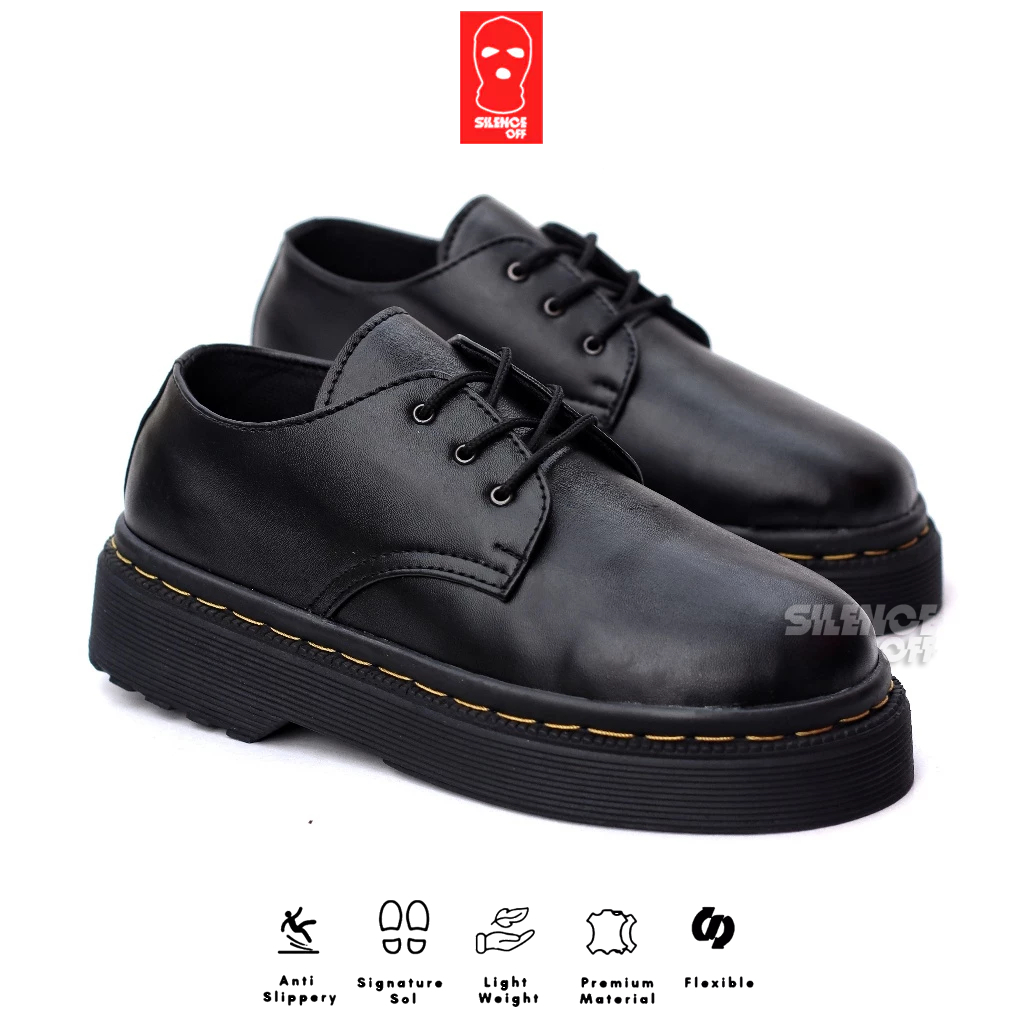 Sepatu Formal Oxford Docmart Hak Tinggi Wanita - SILENCE OFF BERLIN