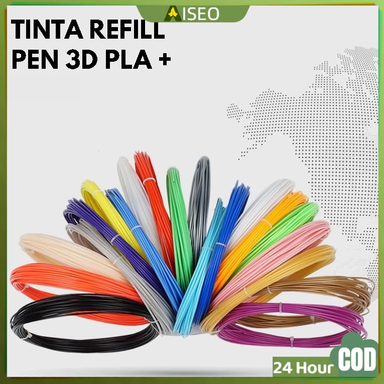 

【10-20 Warna 5 Meter】3D Printing pen Filament/Penjualan Massal 3D Printer Filament/Berbagai warna
