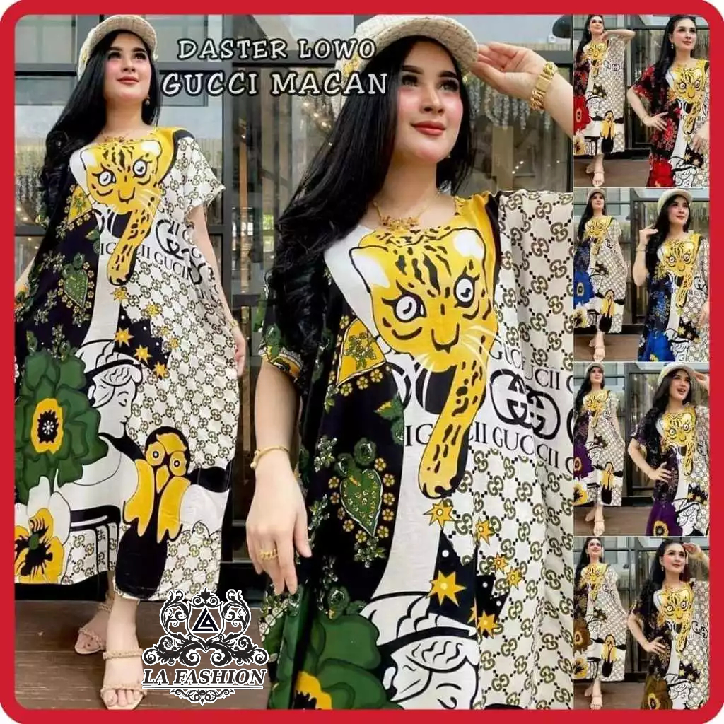 Daster LOWO GUCCI MACAN / Daster Kelelawar / Daster Kalong / Daster Lowo Bumil Busui Kekinian LD 120