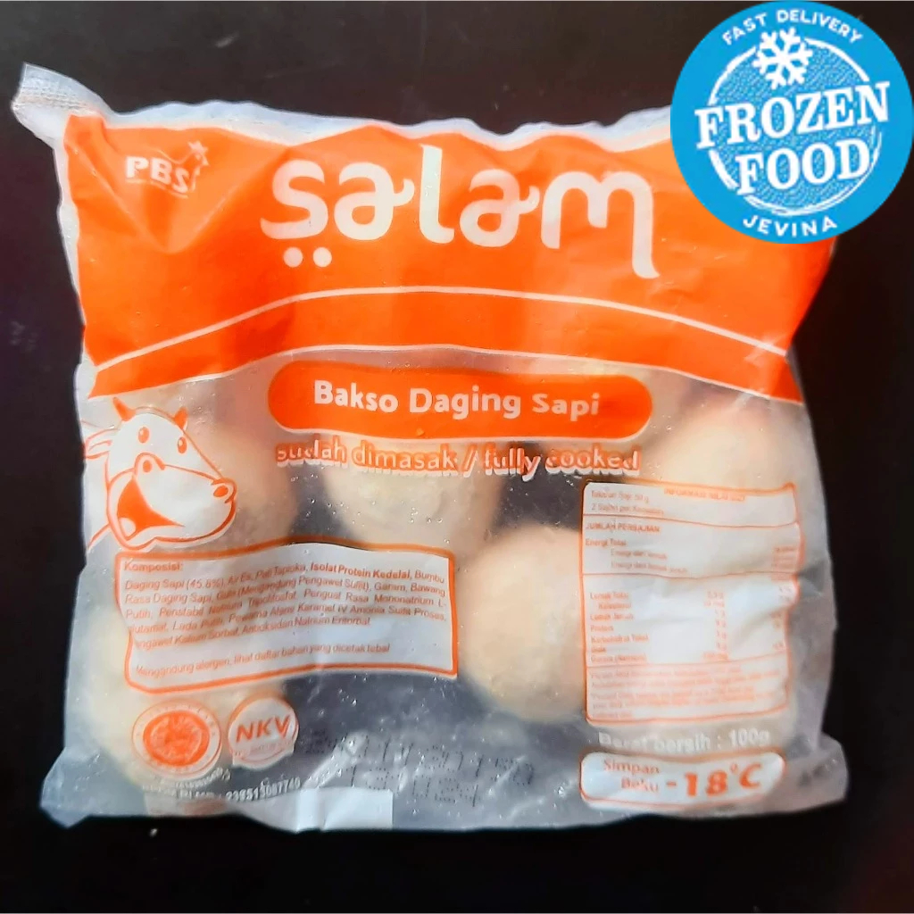 

Salam Bakso Sapi Sachet 100g isi 10