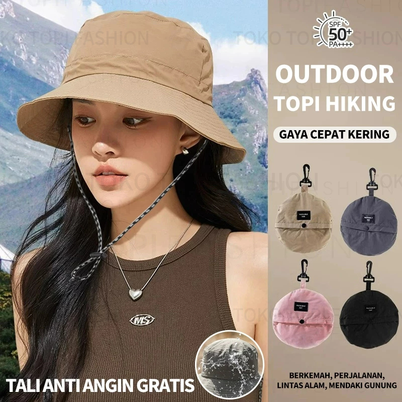bucket hat topi wanita korea style topi pantai topi rimba topi olahraga wanita topi bucket wanita