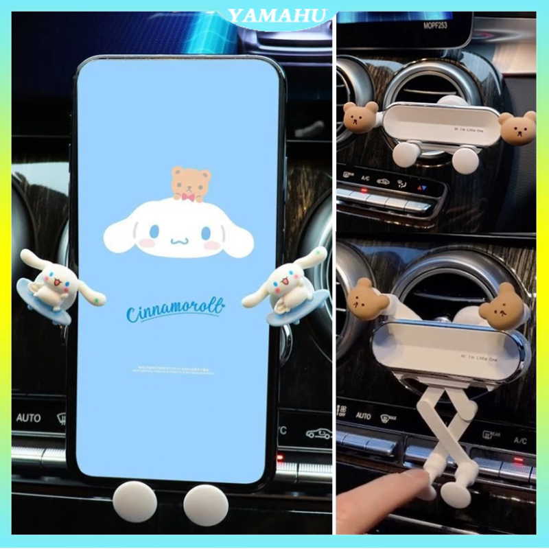 Universal Car Phone Holder HP Untuk Ventilasi Ac Mobil Stand Holder Jepit HP Mobil