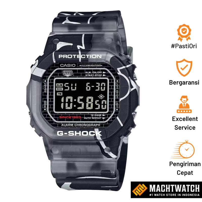 [PRJ 12.12] Jam Tangan Pria Casio G-Shock DW-5000SS-1DR DW5000 DW-5000SS Street Spirit Digital Dial 