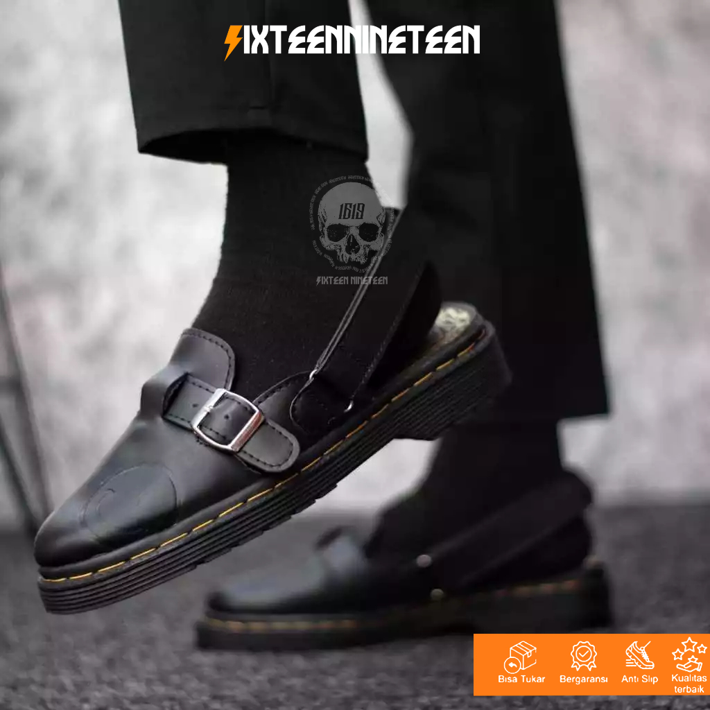 1619 - Sepatu Sandal Slop Docmart Pria