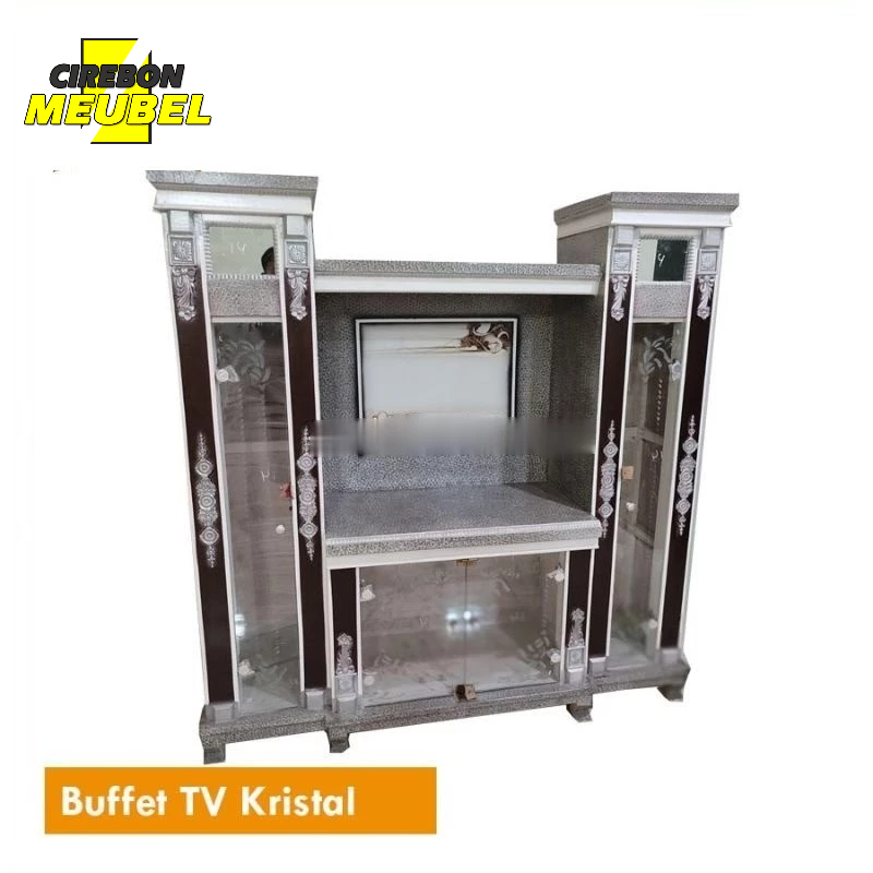 Buffet Tv Kristal Rak Tv Kristal  CIREBON MEUBEL