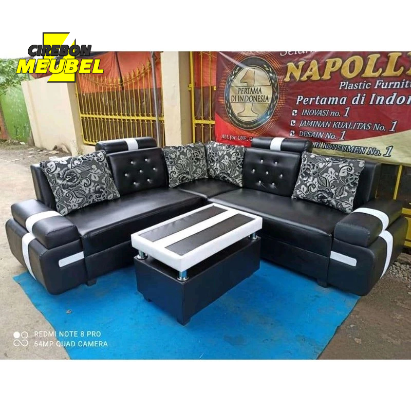 Sofa L Minimalis Sudut Termurah  CIREBON MEUBEL