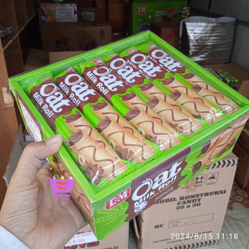 

ROLL OAT ISI 30 / SNACK OAT MILK ROLL COKELAT