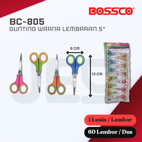 

Grosir!!! 1 Dus isi 720 Pcs Gunting Scissors BOSSCO BC-805