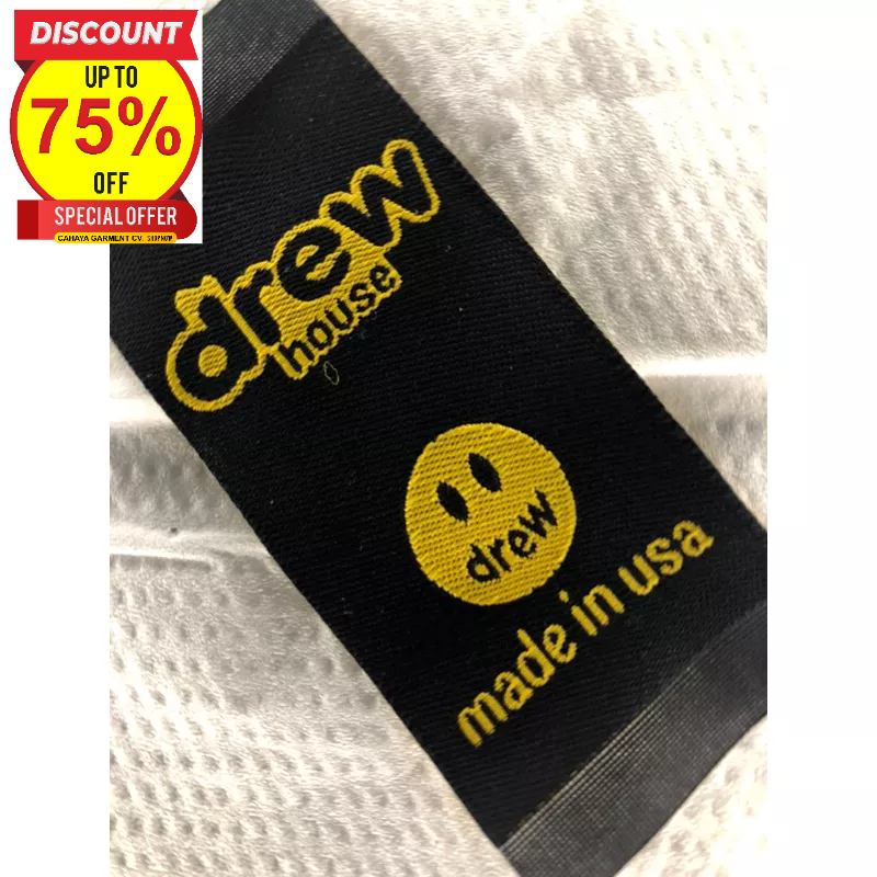 

DREW MAIN SLIP LABEL WOVEN RAJUT BORDIR COTTON SUPER PREMIUM CO 1X DI KIRIM 600PCS