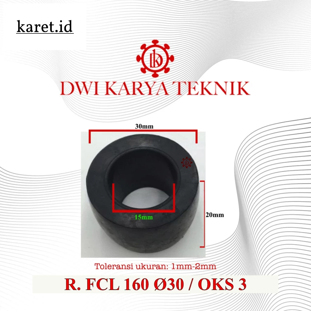 KARET KOPLING FCL Ø30 160 / F3 #3 / RUBBER COULING FCL F3 160