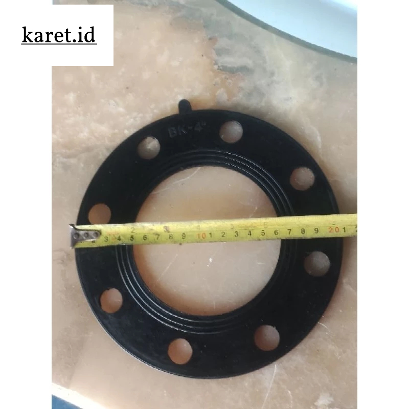 Karet Flange 4" FLANGE PIPA 4" SAMBUNGAN PIPA 4" Packing Karet Flange PN 16 ukuran 4 inch
