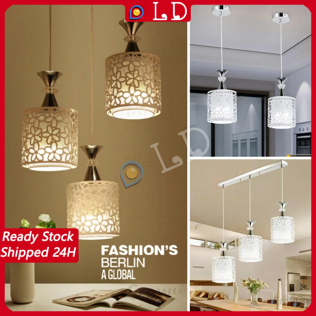 [COD] 3 LAMPU GANTUNG LED MINIMALIS 3 IN 1 MODERN BENTUK KELOPAK UNTUK DEKORASI RUANG MAKAN LAMPU
