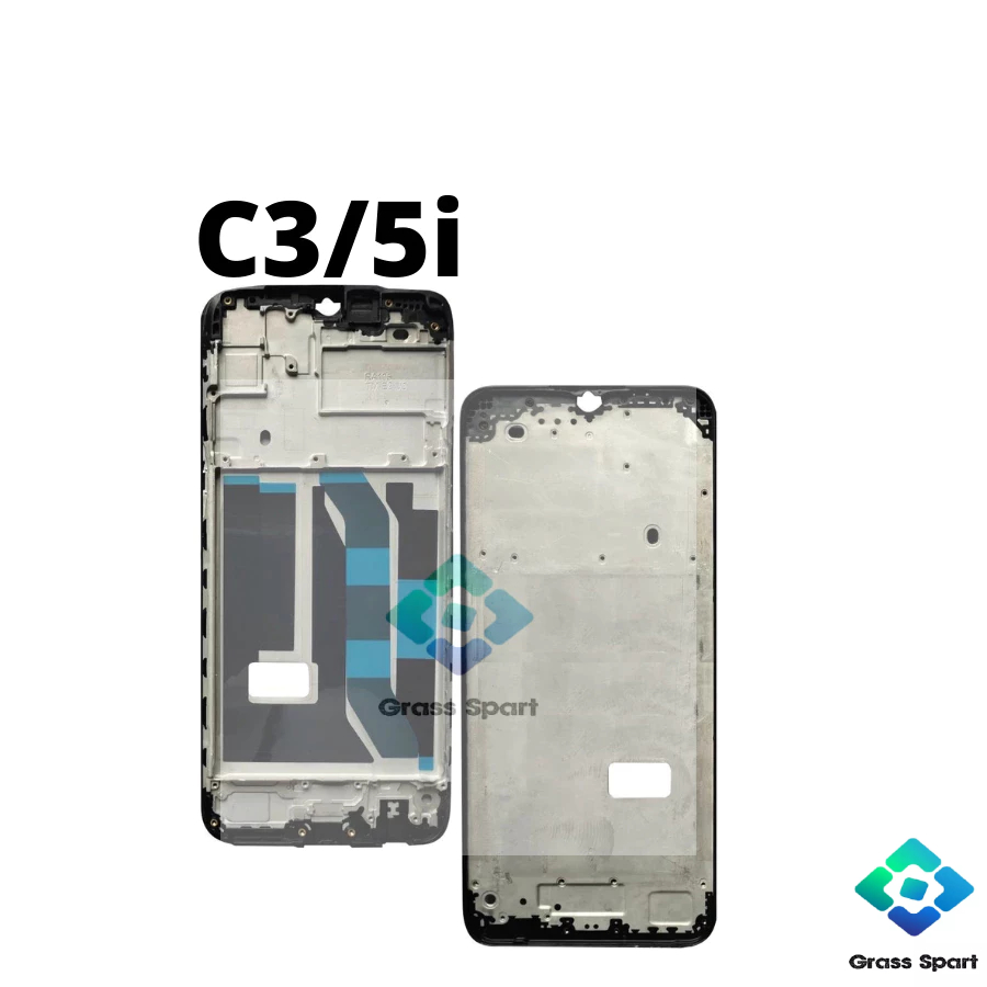 FRAME BEZZEL REALME C3/5i BLACK/HITAM