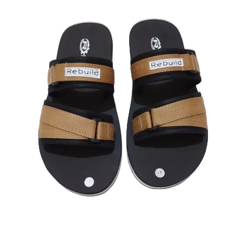 MS--Sandal pria/sandal gunung/sandal slide/sandal rebuild double strap