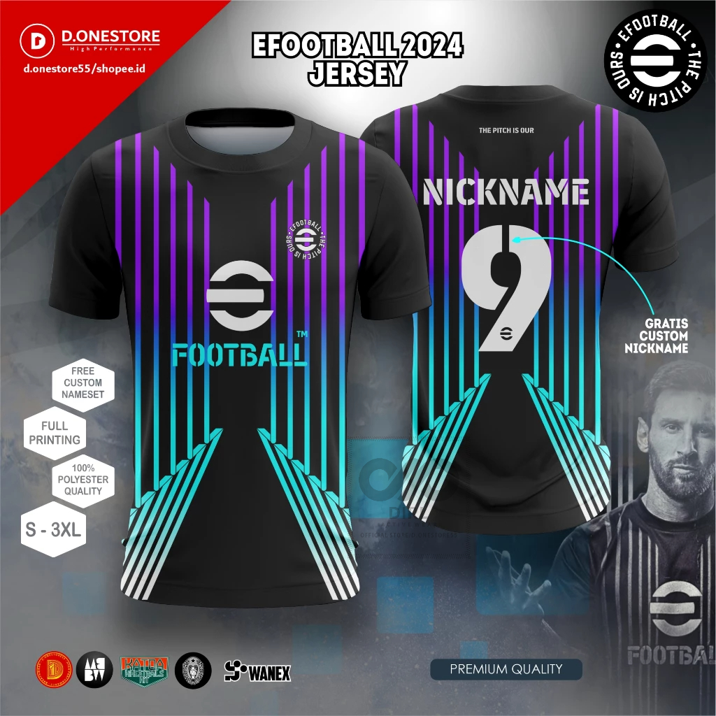 JERSEY EFOOTBALL 2024 ESPORT FREE NICKNAME