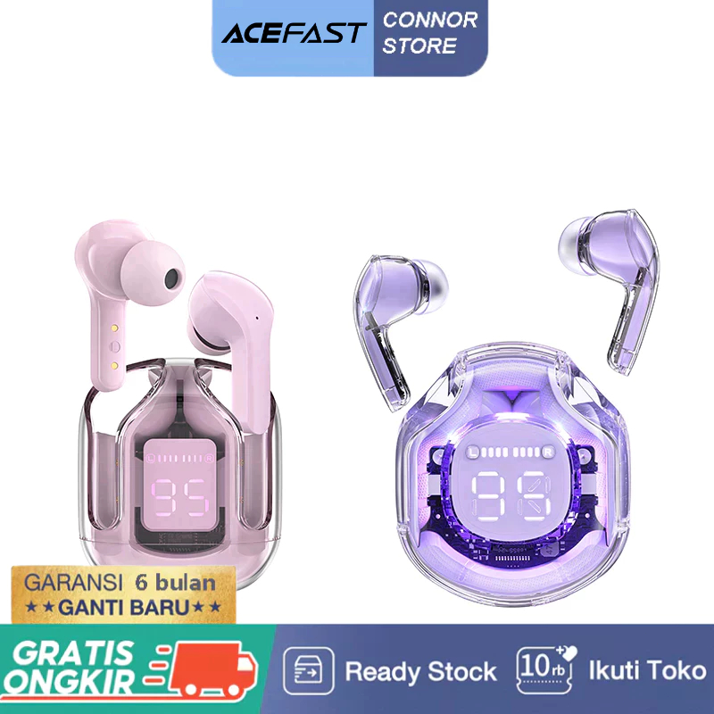 【Penawaran Kombinasi】ACEFAST T6+T8 True Wireless Bluetooth Earphone TWS