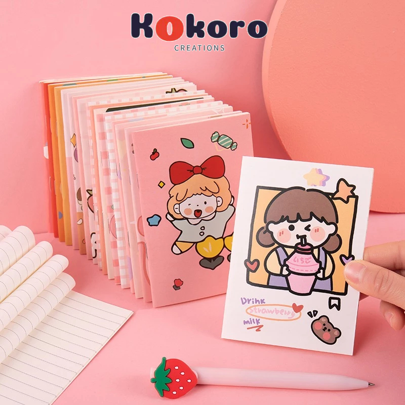 

KokoroCreations - [SK67] Buku tulis mini gambar kartun A7 / buku catatan / buku kecil / BUKU DIARY / mini notebook / buku tulis mini kecil gambar kartun lucu anak