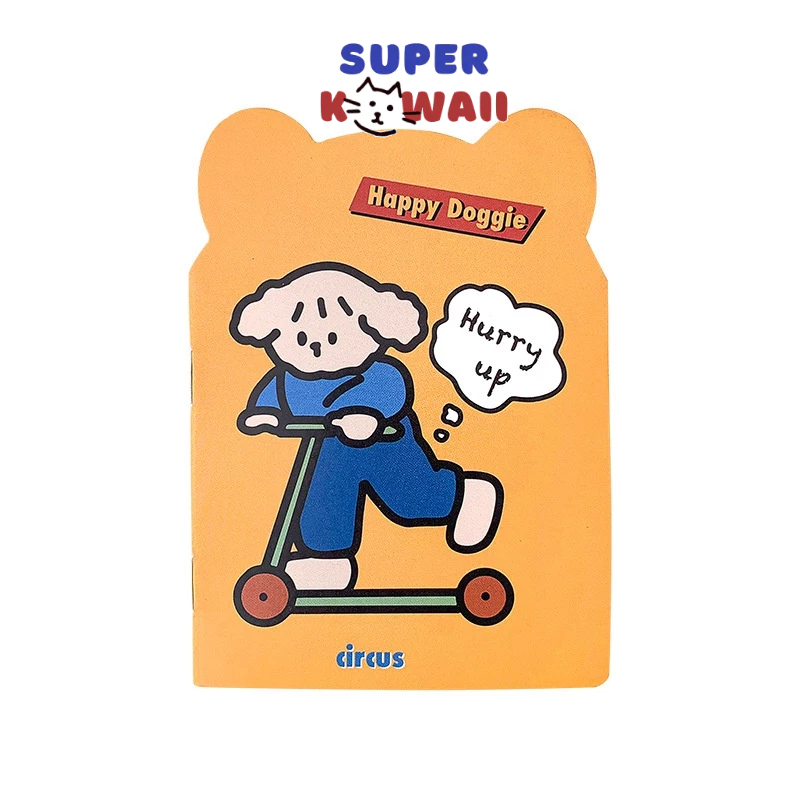 

Super Kawaii - [SK102] Buku tulis mini ukuran A6c/ mini notebook / buku catatan mini / diary mini bentuk motif animal kartun lucu