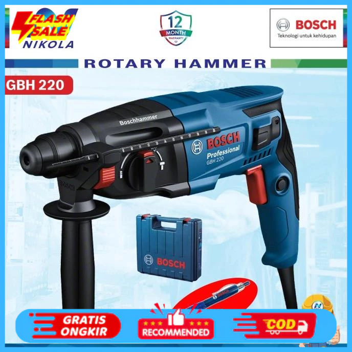 SALE GBH 2-20 BOSCH Rotary Hammer Hammer Drill Bor Bobok Beton GBH 220 Termurah