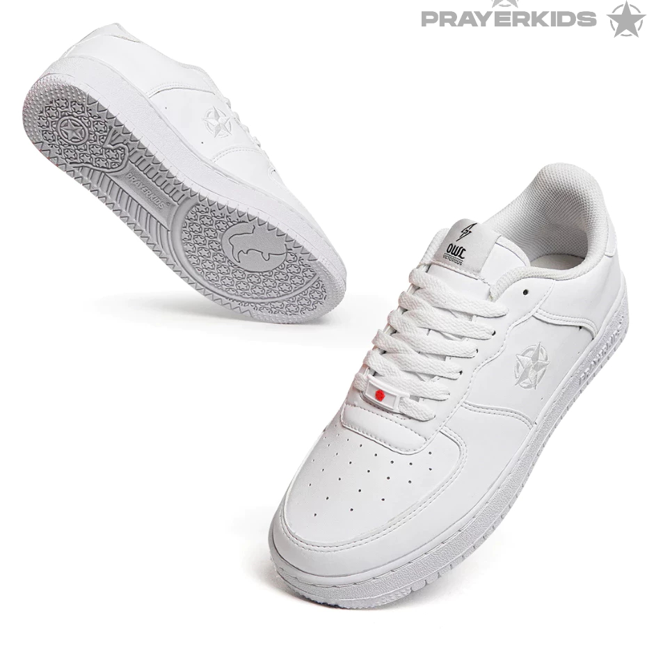 Prayer kids - Sepatu Sneakers Unisex Owl White