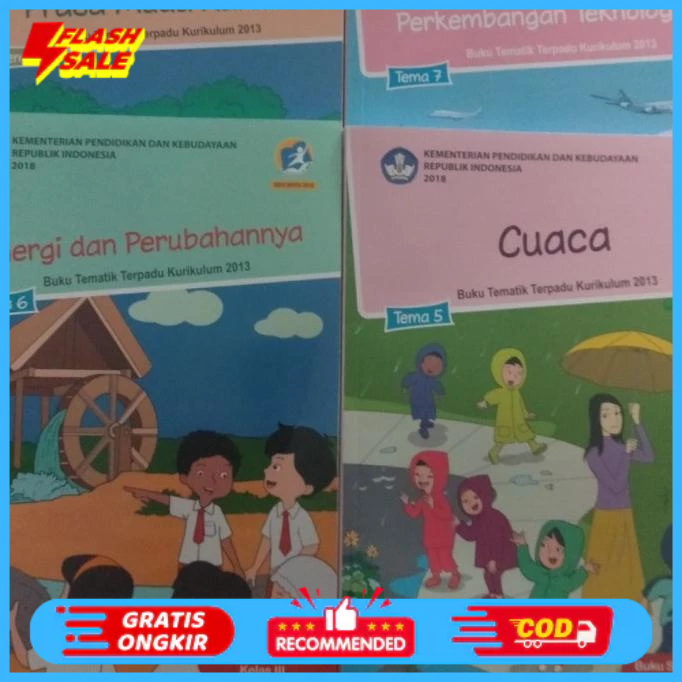 

SALE BUKU PAKET TEMATIK KLS 3 TEMA 5,6,7,8 KURIKULUM 13 Termurah