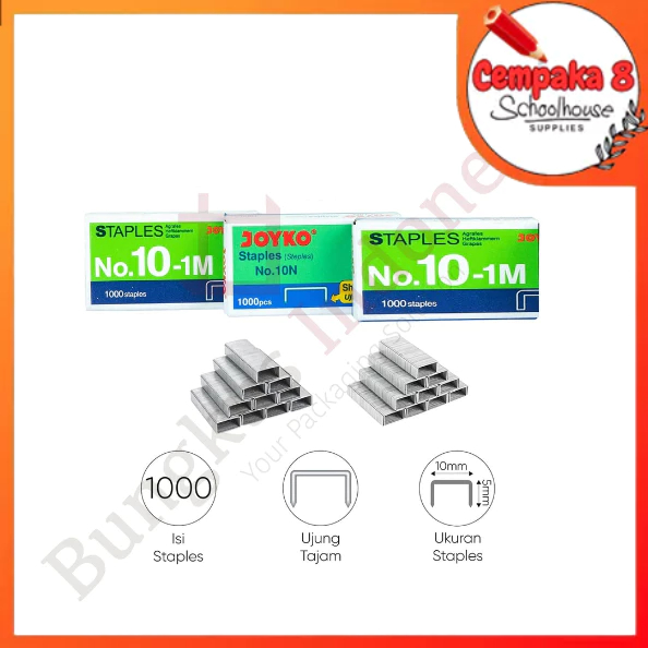 

Isi staples stapler joyko no 10 - 1M - SEV0017