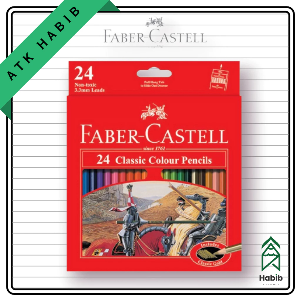 

Pensil Warna Faber-Castell 24 Classic Colour Pencils