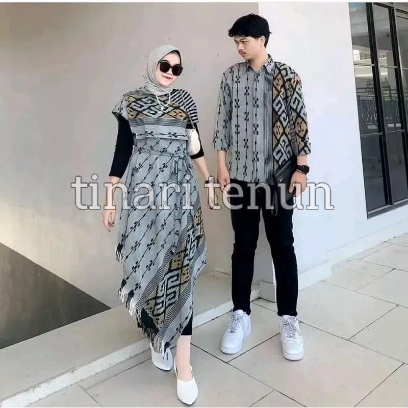 Dress tenun -Outer tenun -Set Baju -baju tenun -Couple tenun -set kondangan