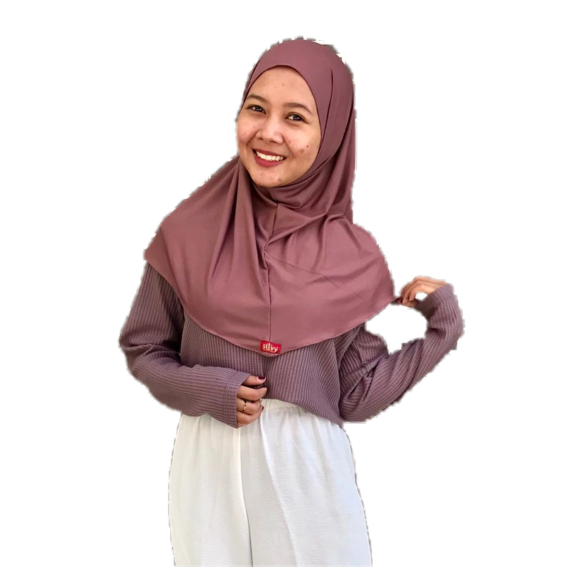 HIJAB BERGO SPORT NON PED/ HIJAB BERGO SYRIA UKURAN S DAN M