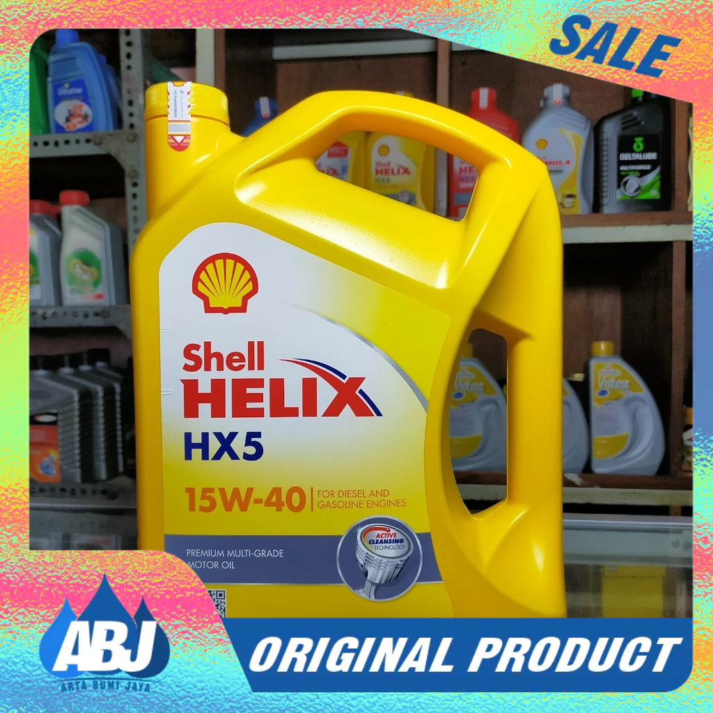 Oli Mobil Shell Helix HX5 4L