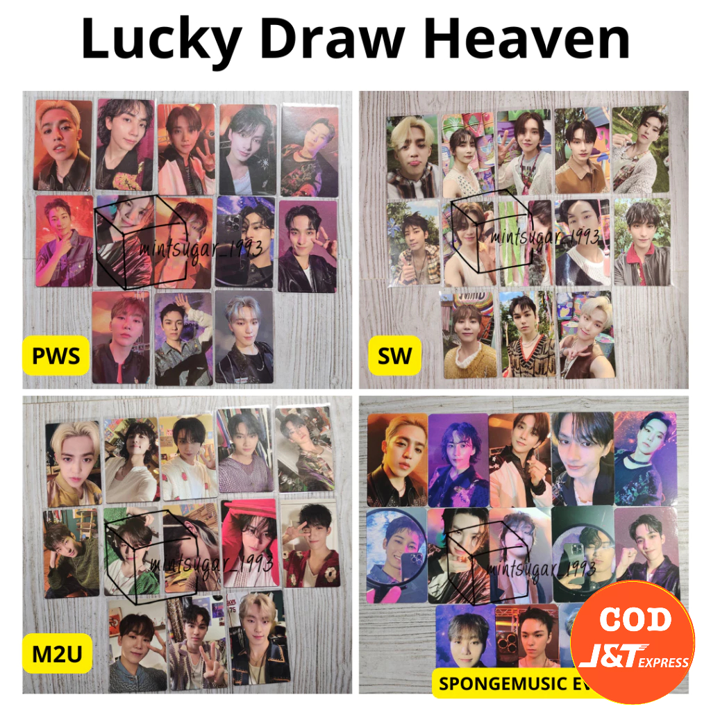 [ READY STOCK NEW ] SHARING SEVENTEEN - SEVENTEENTH HEAVEN LUCKY DRAW SOUNDWAVE M2U POWERSTATION SPE