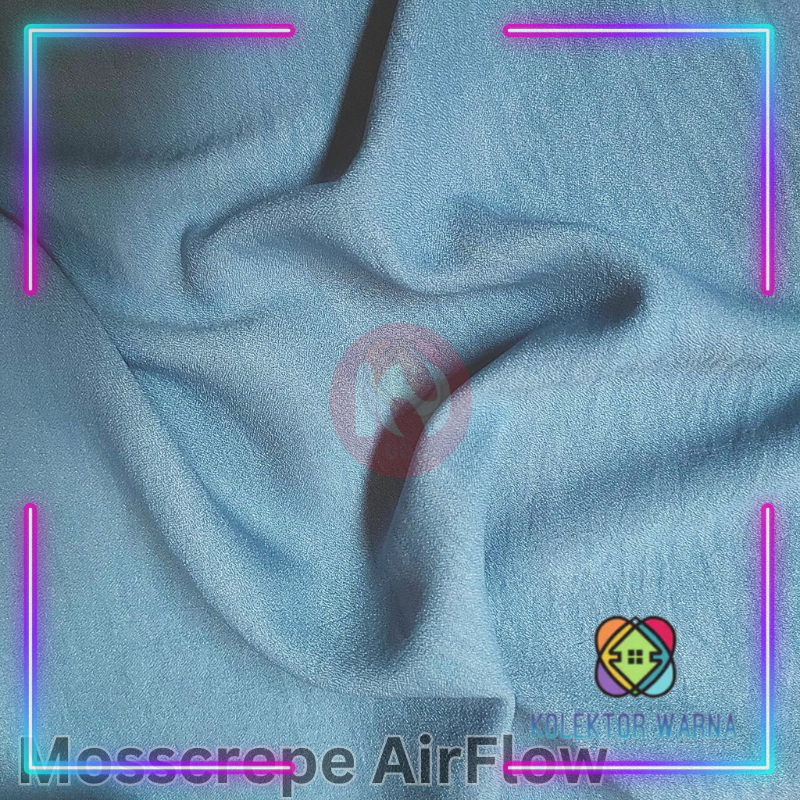 Kain Crepe Airflow Meteran / Crincle / Air Flow