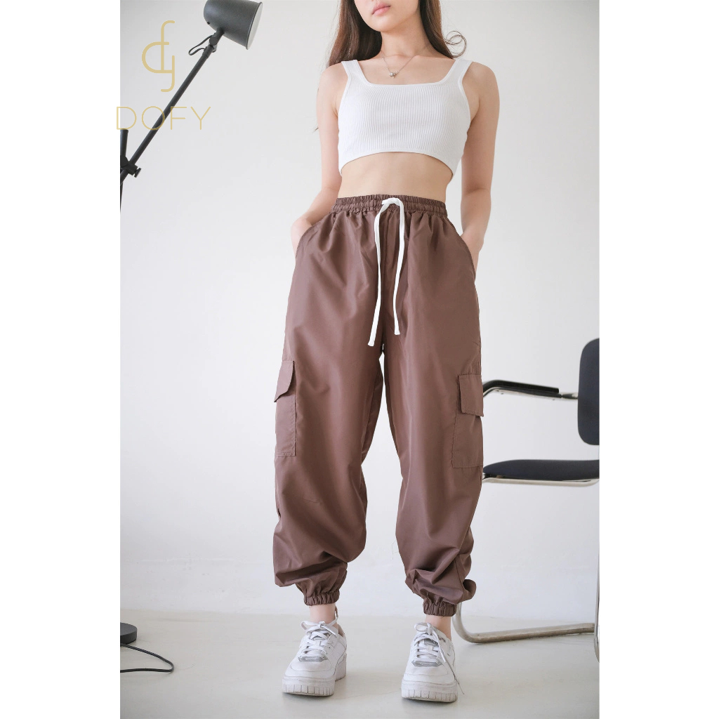 Dofy - Celana Panjang Wanita Parasut Hikaru - 37