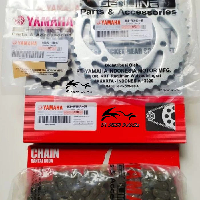 GEAR SET YAMAHA VIXION OLD ORI YGP