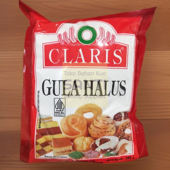 

Claris | Gula Halus Gula Adonan Roti Kue | 250 Gram