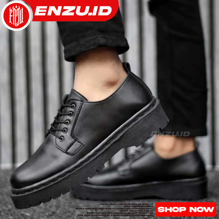 Sepatu Oxford Pria Hak Tinggi Formal Kerja Pria