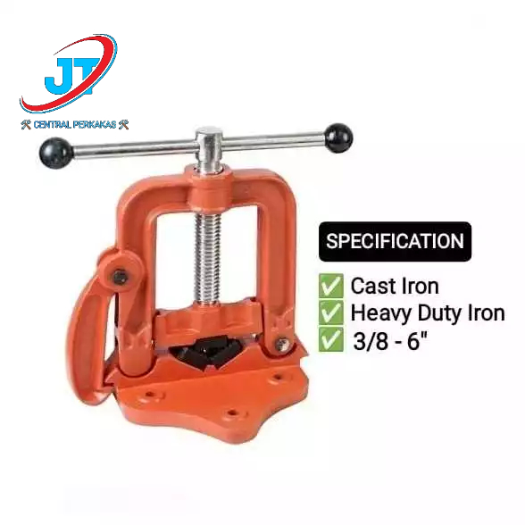 Promo Berkualitas Ragum Catok Pipa 3/8 - 6" Ragum Pipa Vise Penjepit Pipa