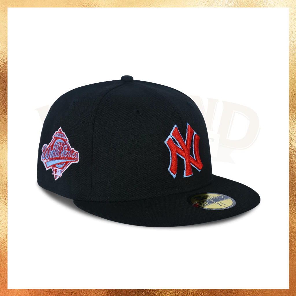 READY STOCK Topi New Era MLB NY New York Yankees 1996 World Series Patch 59FIFTY Fitted Baseball Hat 100% Original