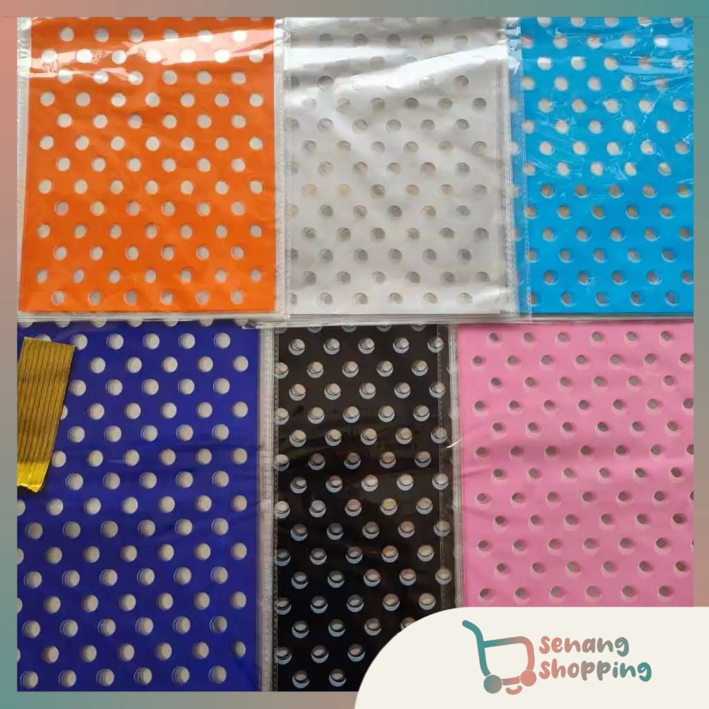 

PLASTIK SNACK TAS BUNGKUS JAJAN ULTAH MOTIF POLKADOT RP153/161/676