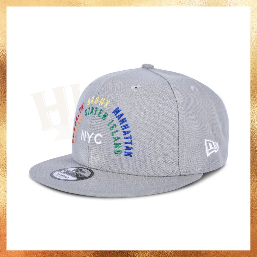 READY STOCK Topi New Era New York NYC Neighbourhood City Grey 9FIFTY Snapback Hat 100% Original