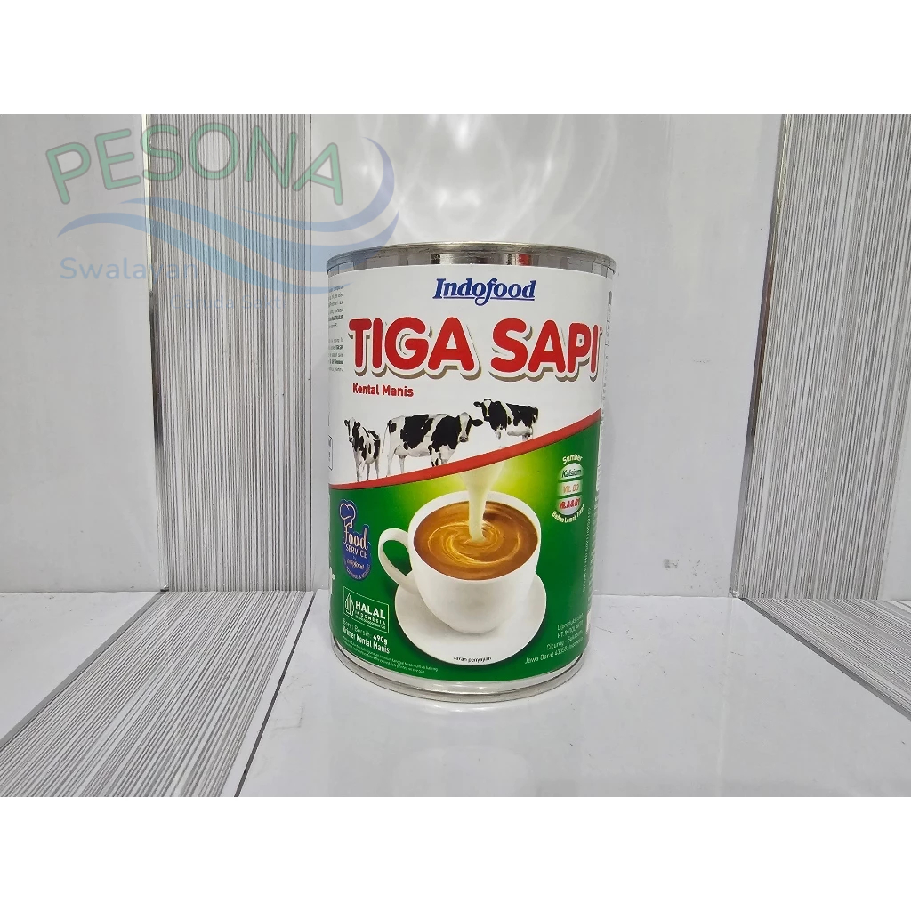 

Tiga Sapi Kental Manis 490g Putih