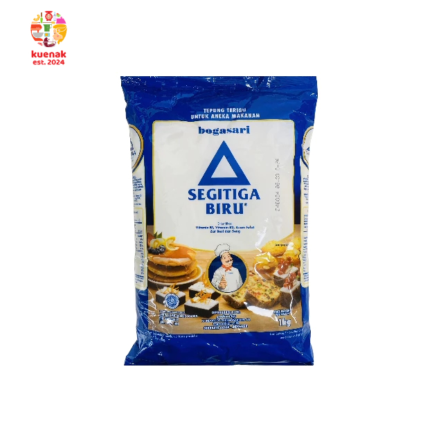 

Tepung Segitiga Biru Tepung Terigu Protein Sedang 1kg