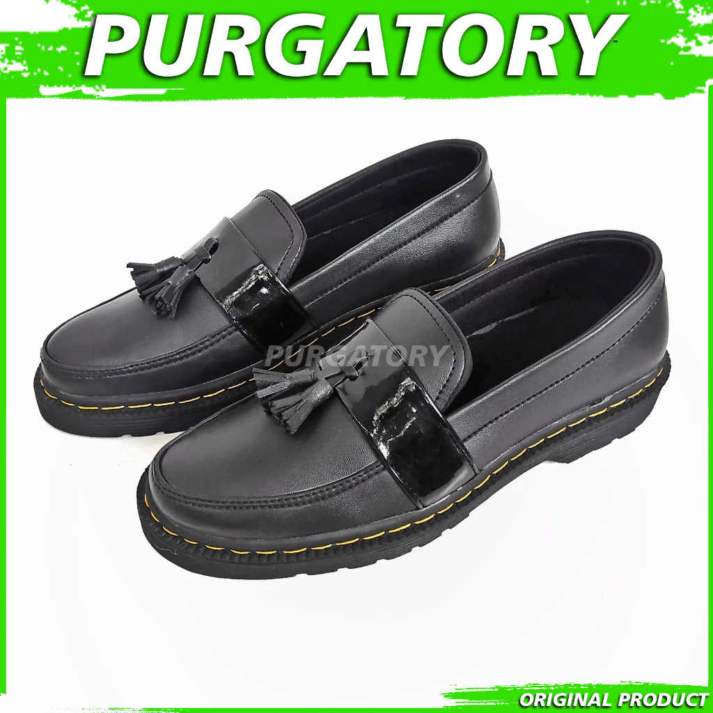 GA FOOTWEAR Sill - Sepatu Pantofel Loafers Pria Formal Kondangan Pesta Nikah Docmart
