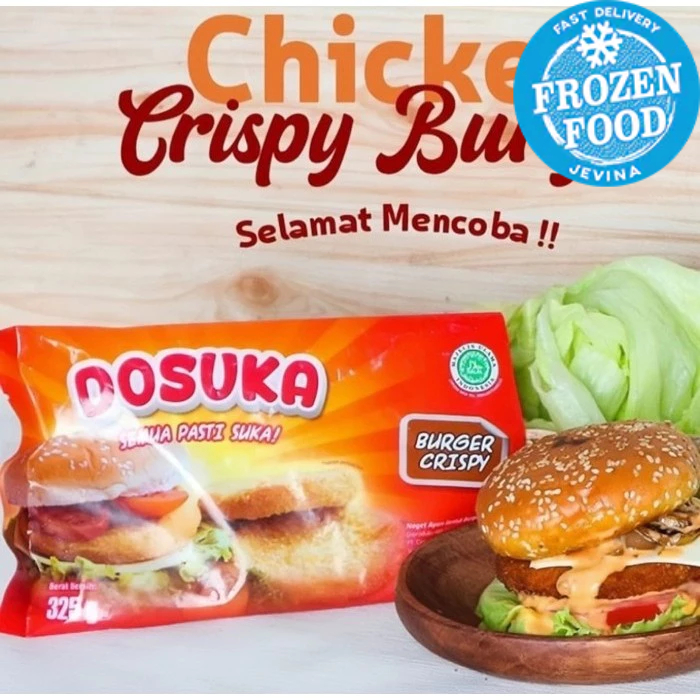 

Dosuka Crispy Burger isi 6 525g