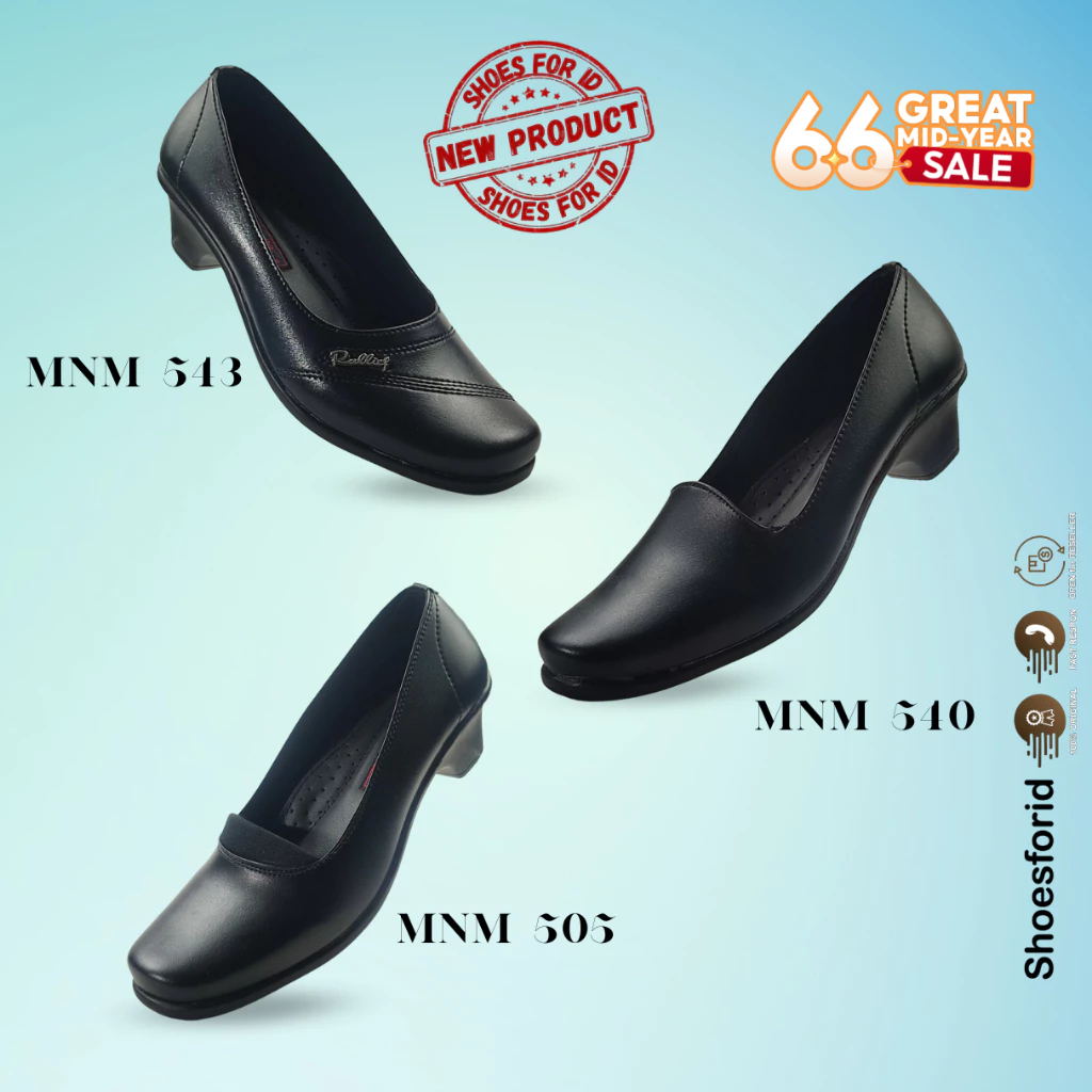 SFU RULLIEF -  MNM 540 // MNM 543 // MNM 505  SEPATU KERJA WANITA PANTOFEL