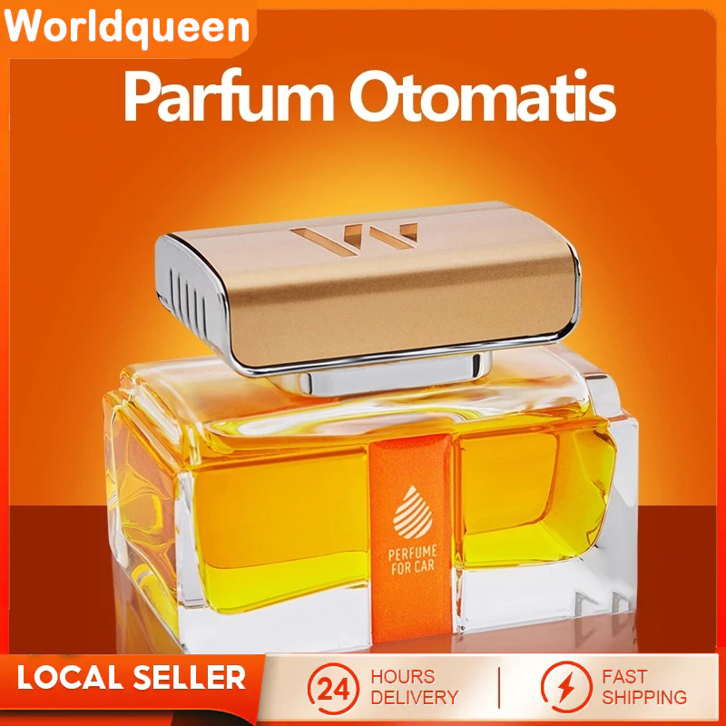 【COD】Parfum mobil mewah dashboard Hiasan Mobil 80ml Tempat Parfum Mobil Bahan Crystal Bisa Isi Ulang