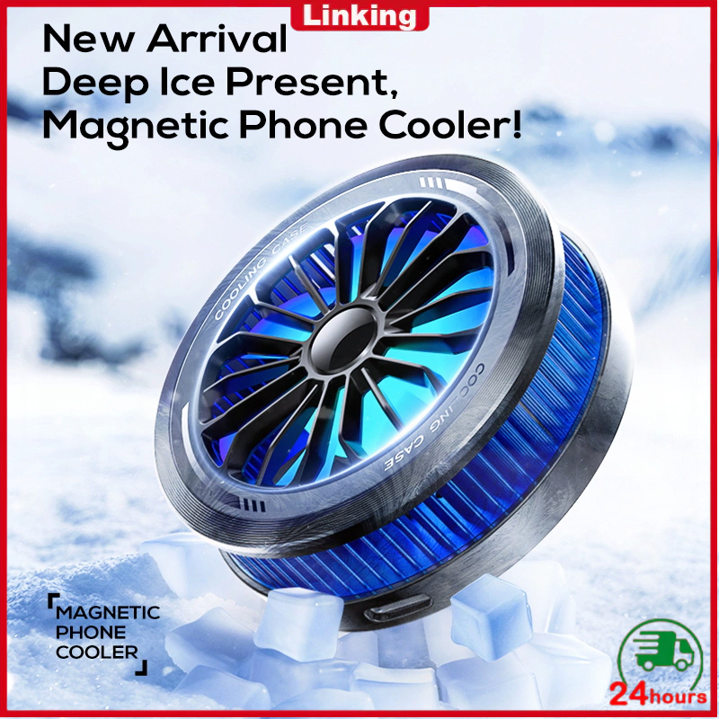 【COD】★HOT★ Cooling Fan Cooler HP Fancooler Pendingin HP Untuk Game Tanpa Kabel Radiator Fan Gaming P