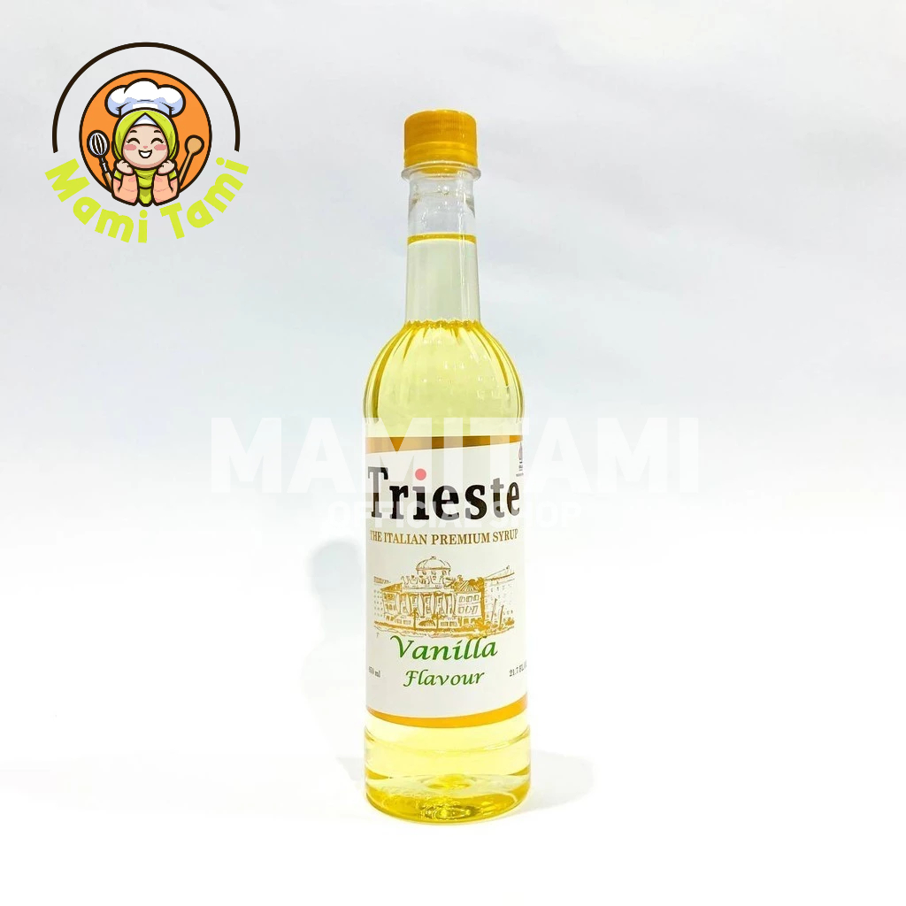 

Mami Tami - Trieste Syrup Vanilla Premium Flavor 650 ml - HALAL MUI